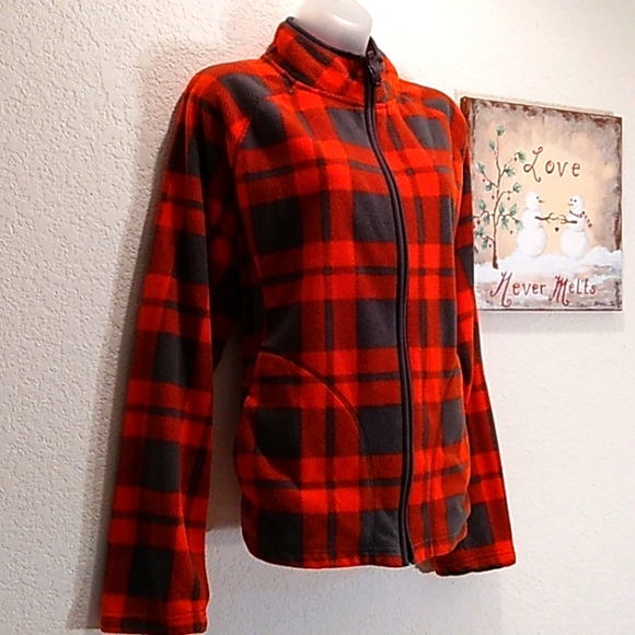 MERONA SUPER SOFT FLEECE ZIP JACKET - Picture 2 of 7